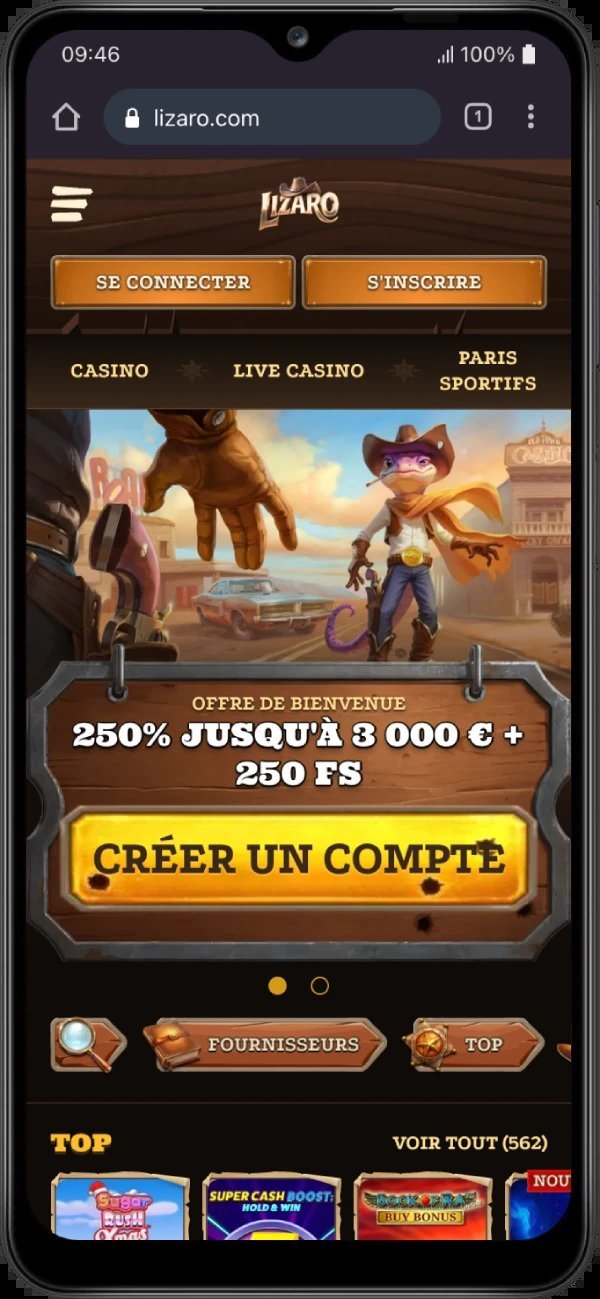 Meilleur lizaro casino bonus sans dépôt à France